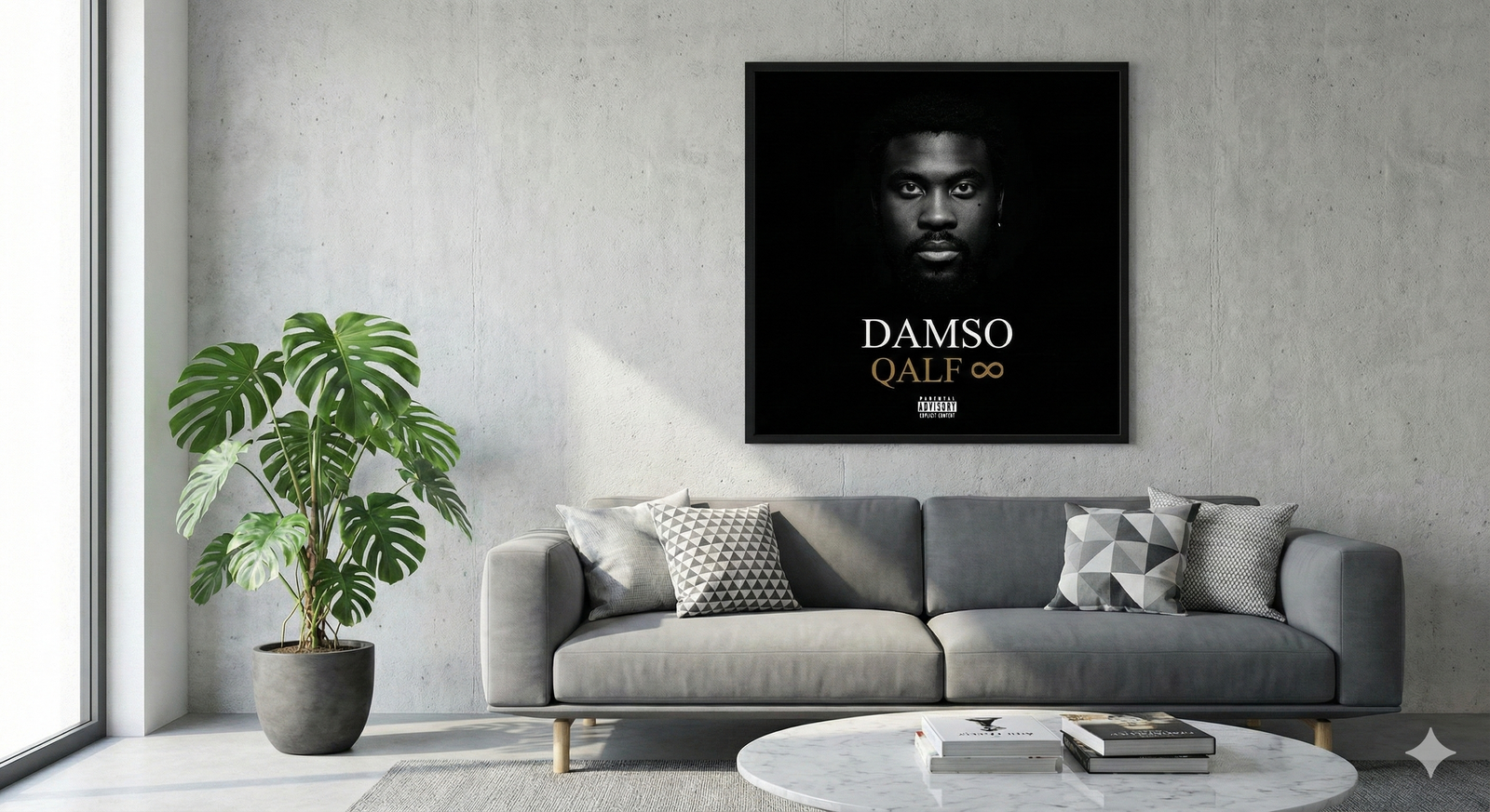 Affiche Damso Intérieur