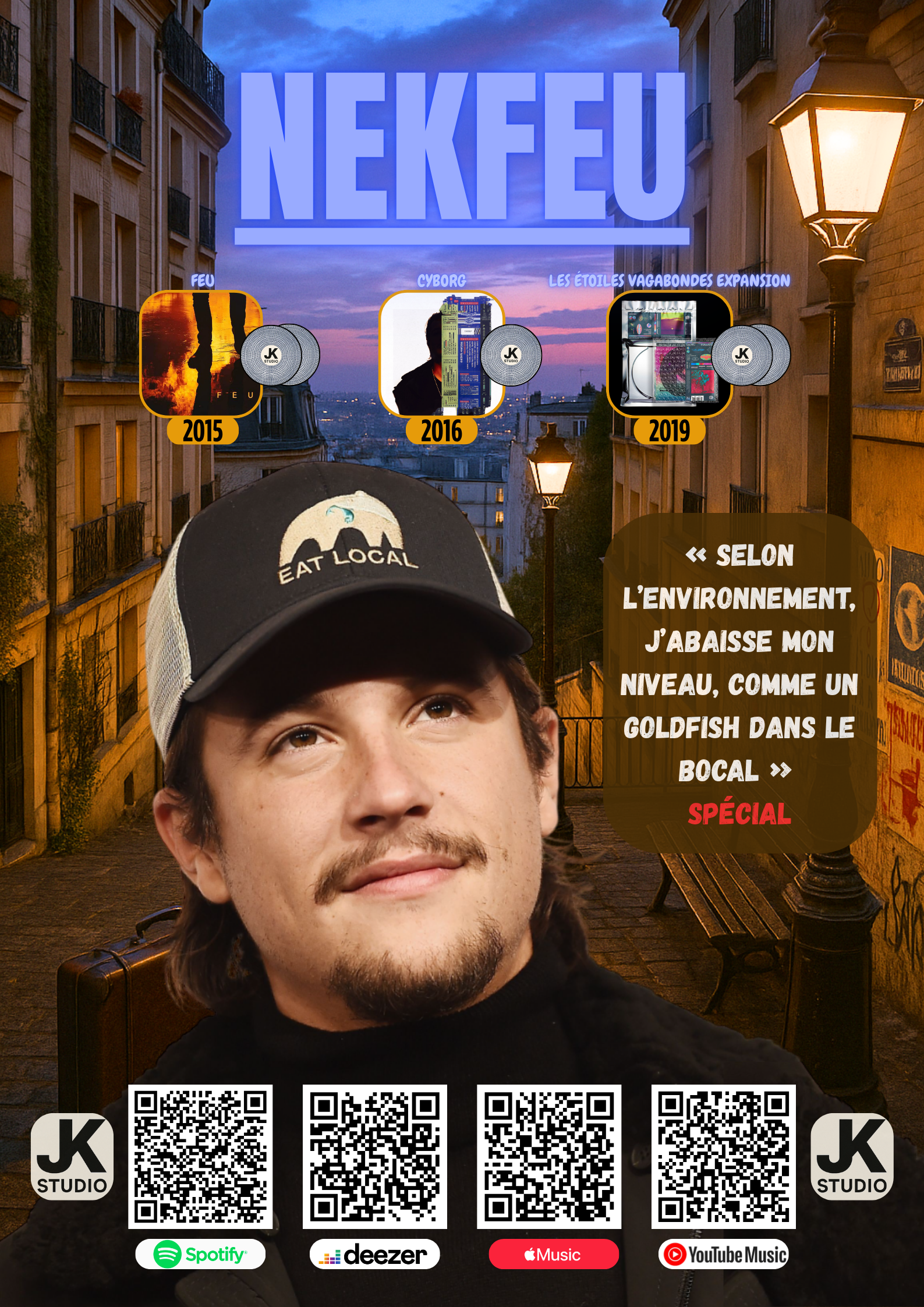 Affiche Nekfeu Les Étoiles Vagabondes